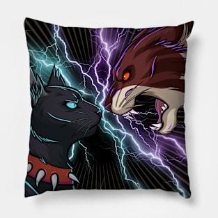 Scourge vs Tiger Pillow