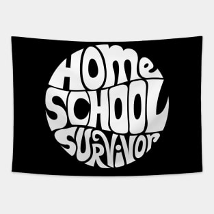 Home School Survivor - WHITE Tapestry