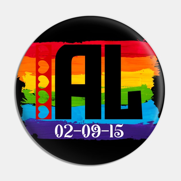 Alabama Gay Marriage Pin by Blood Moon Design