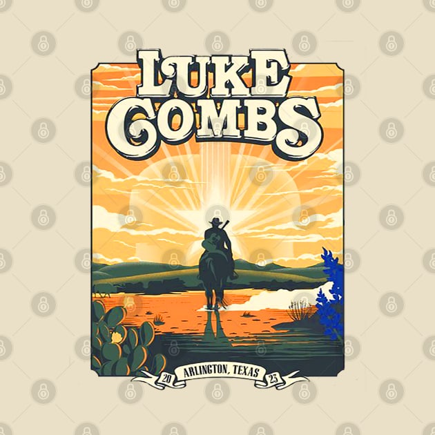 Vintage luke combs animal by PATTERNCOLORFUL