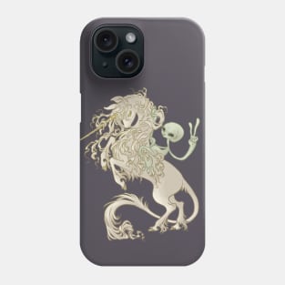 Alien Riding Unicorn Phone Case