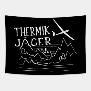 Segelfliegen Piloten - Segelflug Berge Thermikjäger Fliegen Tapestry