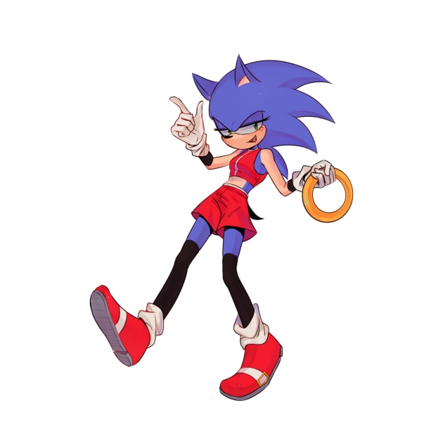 Sonic genderbend by Jacocoon