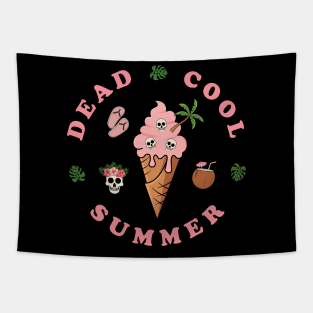 Skull Ice Cream Tapestry