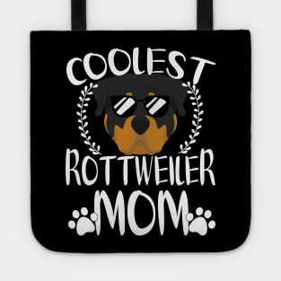 Glasses Coolest Rottweiler Dog Mom Tote