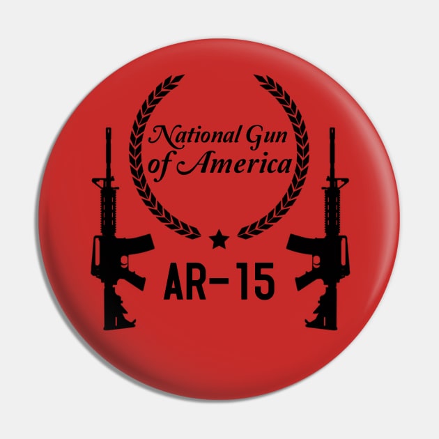 National Gun of America Pin by LedgeableDesigns