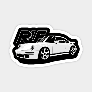 Ruf 911 SCR CTR high performance sports car German automobile YELLOW BIRD Magnet