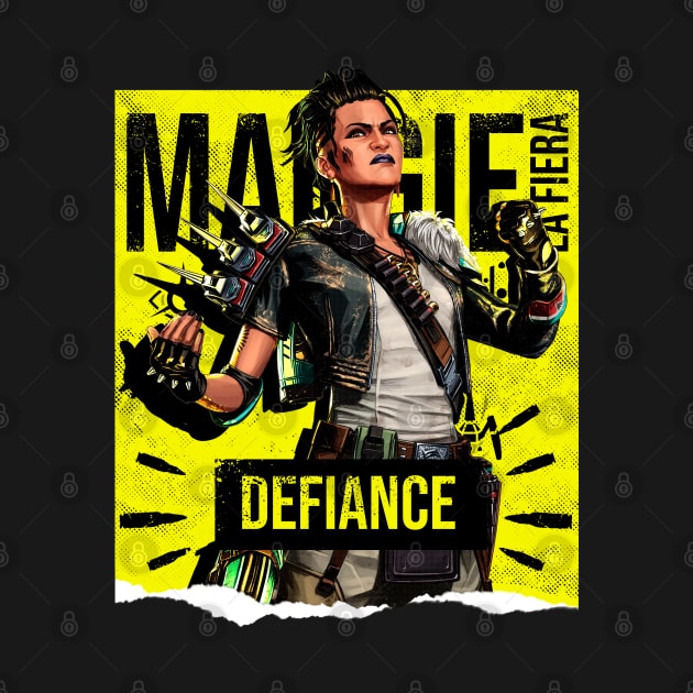 Apex Legends Mad Maggie Defiance by LucioDarkTees