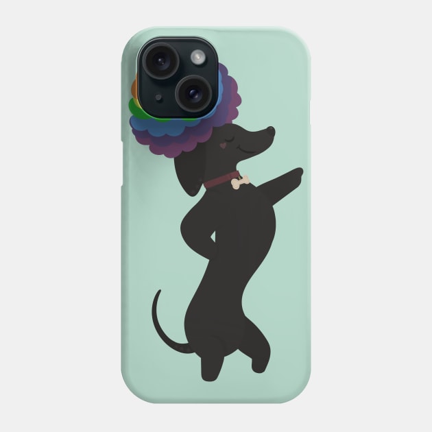 Groovy Dog Phone Case by Limethyst