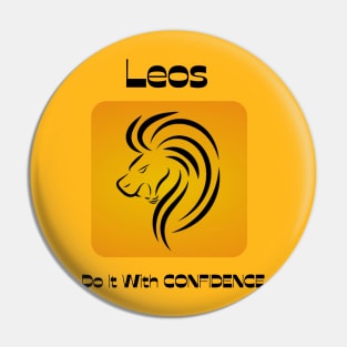 Leos Do It With CONFIDENCE Pin