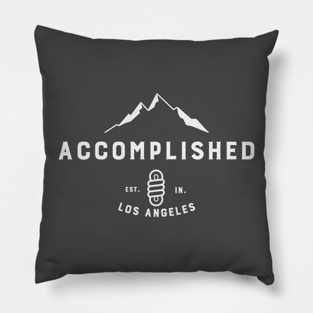 Accomplished "Los Angeles" Edition Merch Pillow by RealiseAccomplished