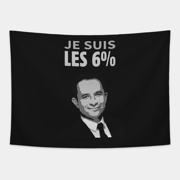 Je suis les 6% Tapestry by Dattoffer