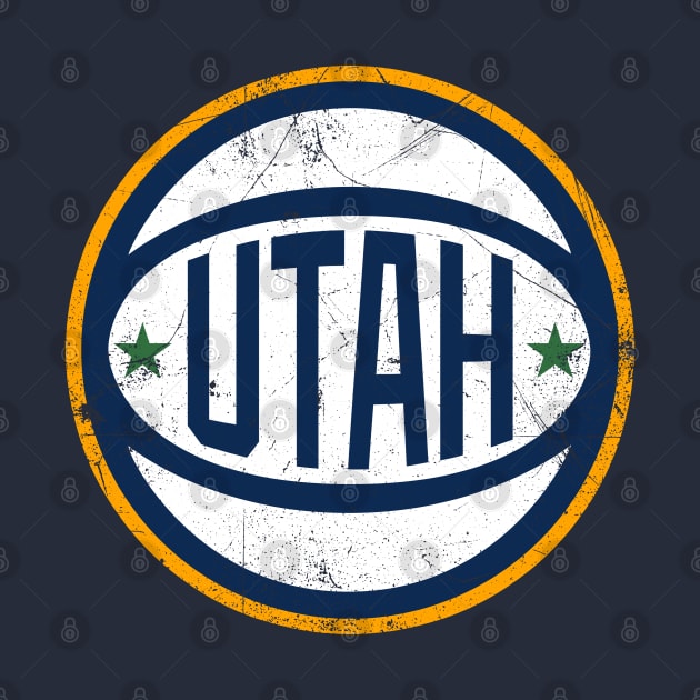 Utah Retro Ball - Navy by KFig21