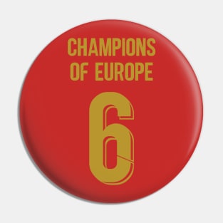 champions of Europe Pin