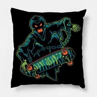 Green Ghost Pillow