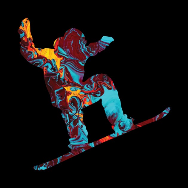 Skiing T-Shirt by noknin creative