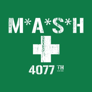 Mash white cross 4077th T-Shirt