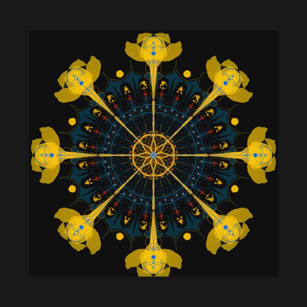 Noble Eightfold Path Mandala by laceylschmidt