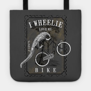 I Wheelie Love my Bike Cycling Pangolins Tote
