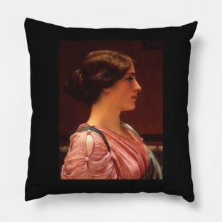 A Classical Beauty by Godward Pillow