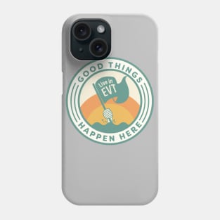 3. Live in Everett Badge Phone Case