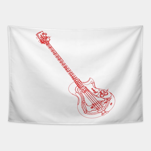 bass design Tapestry by JahWorld