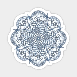 Mandala | Steel Blue Magnet