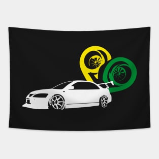 mitsubishi evolution Tapestry