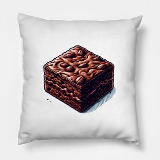 Brownie Kawaii Breakfast Salted Vintage Sweet Yummy Food Pillow