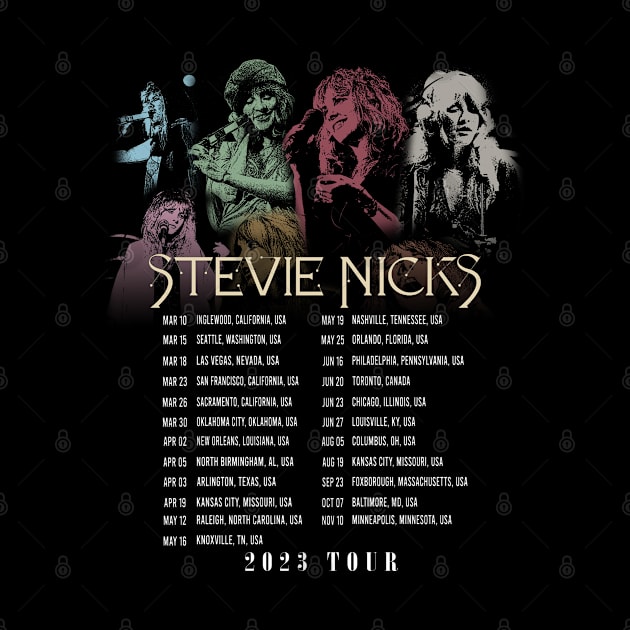 Stevie Nicks Vintage Rock Music 2023 Tour Live in Concert by Evergreen Daily