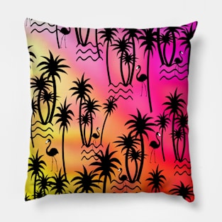 Hot Tropical Night Pillow