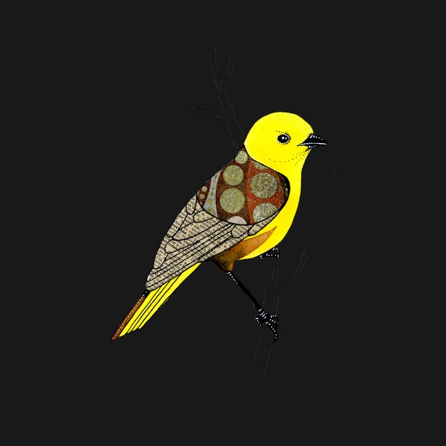 Mohua / Yellowhead Bird by scatterlings