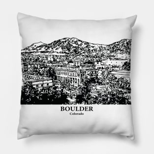 Boulder - Colorado Pillow