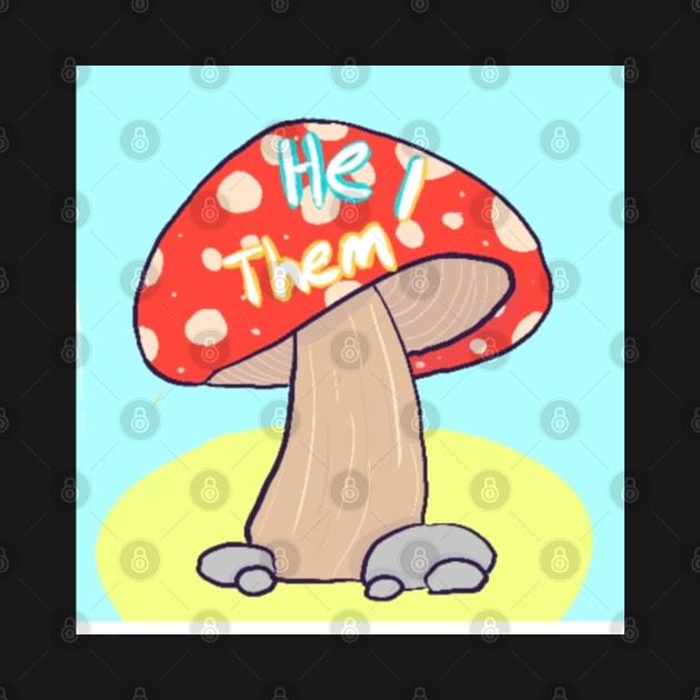 cute mushroom he/them by Ech0mun