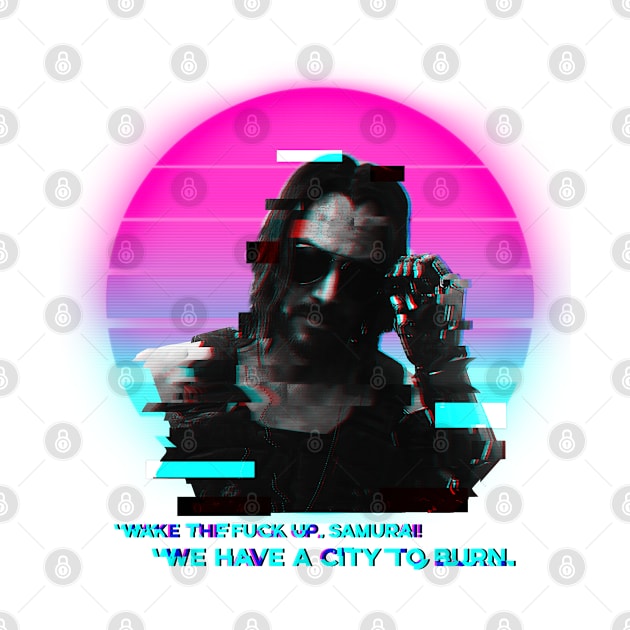 Cyberpunk Keanu Reeves by TeeDraw