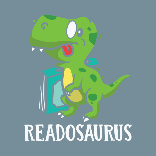 Disover Readosaurus Readers Readosaurus Book lover Dino - Book - T-Shirt