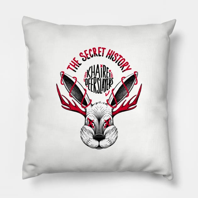 The Secret History Pillow by JanaMis