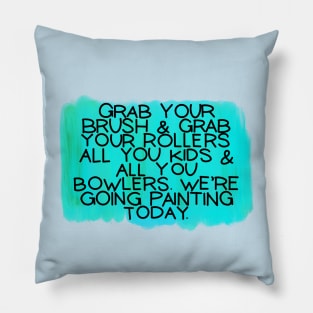 The Catchy Painting Song Pillow