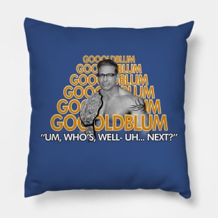 Gooooldblum (Goldberg / Jeff Goldblum Mashup) Pillow