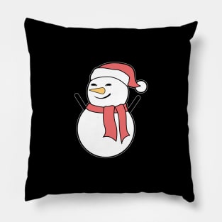 Cute Snowman Pillow