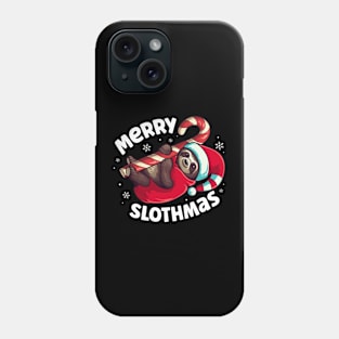 Merry Slothmas Christmas Funny Xmas Slot Lover Boys Girls Phone Case