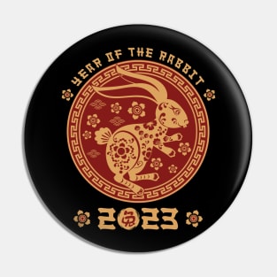 Year Of The Rabbit 2023 Zodiac Happy Chinese New Year 2023 Pin