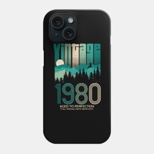 40th birthday gifts for men and women 1980 gift 40 years old Phone Case