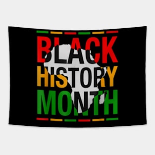 Black History Month African Melanin Pride Tapestry