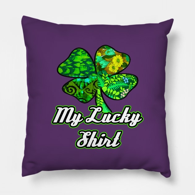 My lucky shirt Pillow by artbyomega