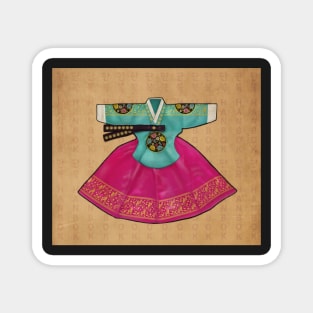 Beautiful Korean Hanbok Magnet