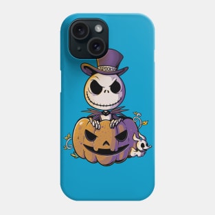 Spooky Jack Scary Pumpkin Halloween - Light Phone Case