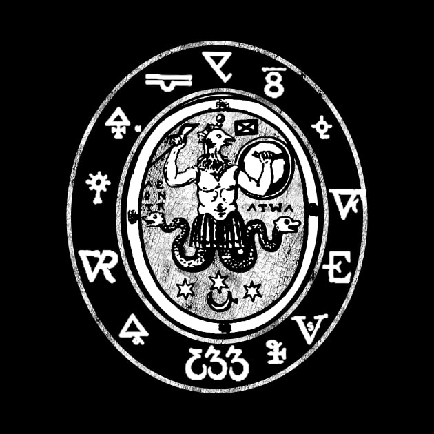 Esoteric shirt - Abraxas Gnostic God symbol Occult Alchemy Gnosticism mythology by Esoteric Origins