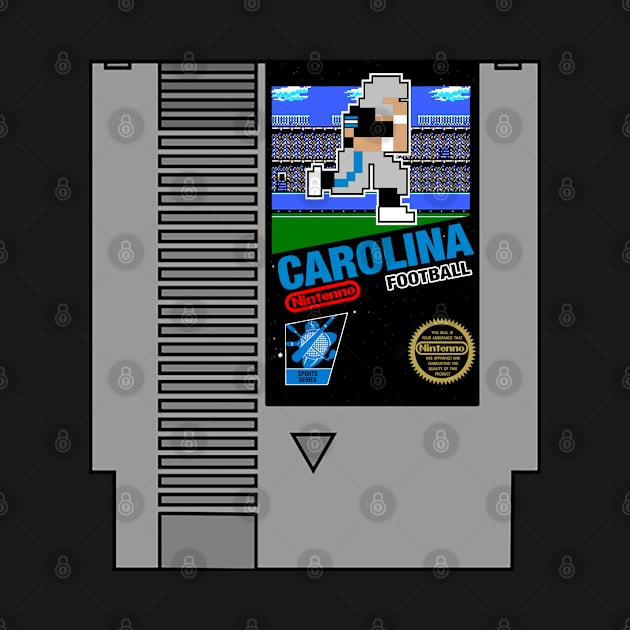 Carolina Football 8 bit cartridge design by MulletHappens