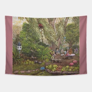 Fairy Garden Letters Tapestry